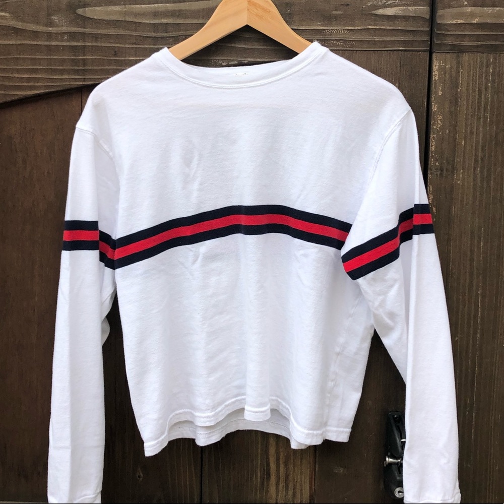 brandy melville long sleeve striped top